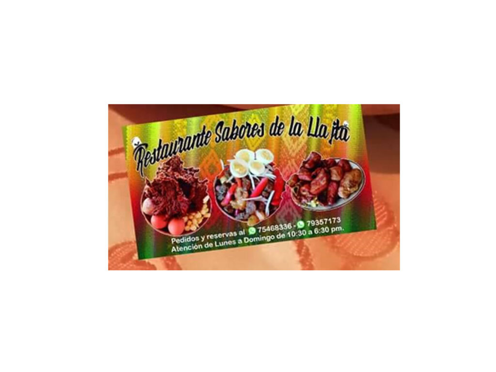 Sabores de la Llajta