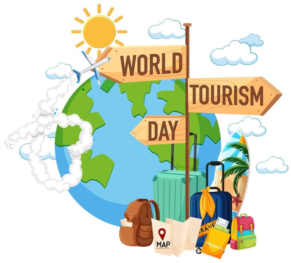 World tourism day symbol