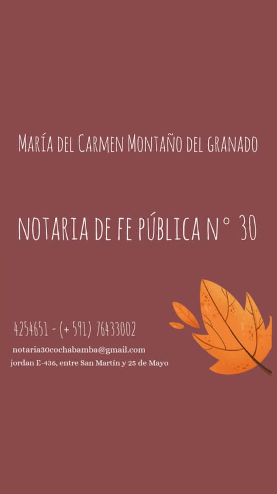 Notaria #30 Maria del Carmen Montaño