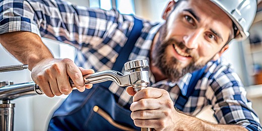 pngtree-plumber-fixing-faucet-stock-photo-of-handyman-working-on-plumbing-image_16180991